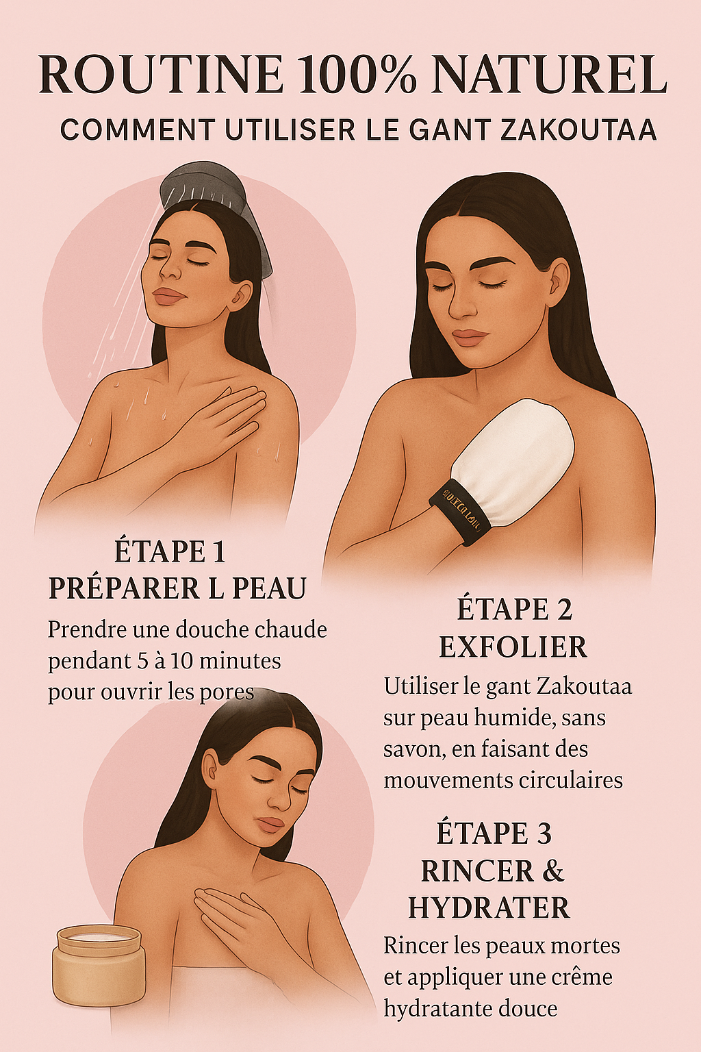 Gant Exfoliant en Soie -Zakoutaa