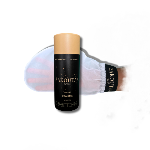 gant exfoliant, gant en soie, exfoliation peau douce, anti-poils incarnés
