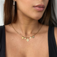 Collier en acier inoxydable doré