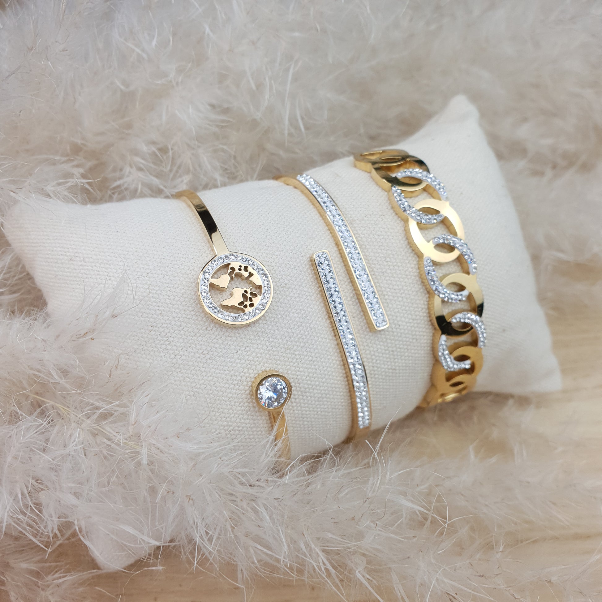 Bracelet Bohème Cristaux et Perles - ZAKOUTAA