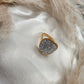 bague ronde avec diamant reglable