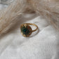 Bague bohème ajustable, rayonnante et dorée en acier inoxydable ZOHER