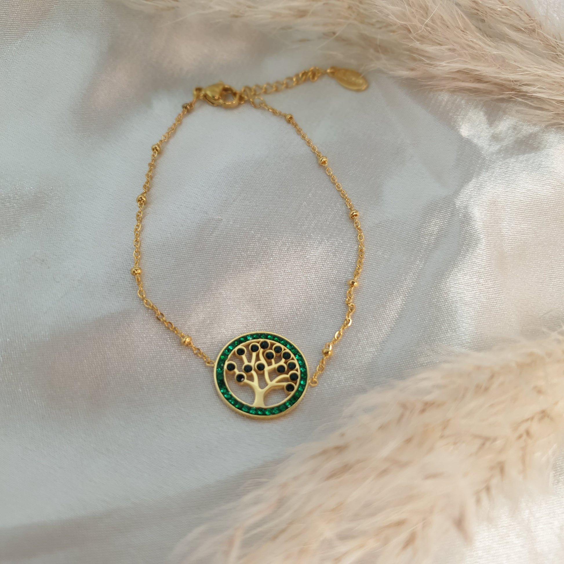 Bracelet bohème à pendentif arbre de vie - ZAKOUTAA