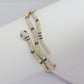 Bracelet coup de cœur serpent diamantée - ZAKOUTAA