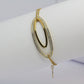 Bracelet double cercle cristal - ZAKOUTAA