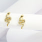 Boucles d'oreilles petit serpent