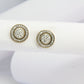 Boucles D'oreilles Ronde Diamante - ZAKOUTAA