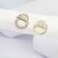 Boucles D'oreilles Bohème Menottes diamant - ZAKOUTAA