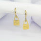 Boucles D'oreilles Bohème Anneau et Cadenas avec Oeil - ZAKOUTAA