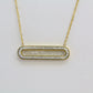 Collier doré luxe cristaux en acier inoxydable - ZAKOUTAA