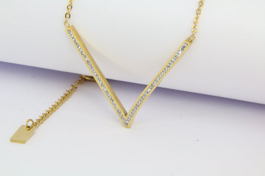 collier raffiné  en acier inoxydable