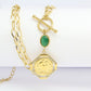 Collier en acier inoxydable  Coq faroj style arabe