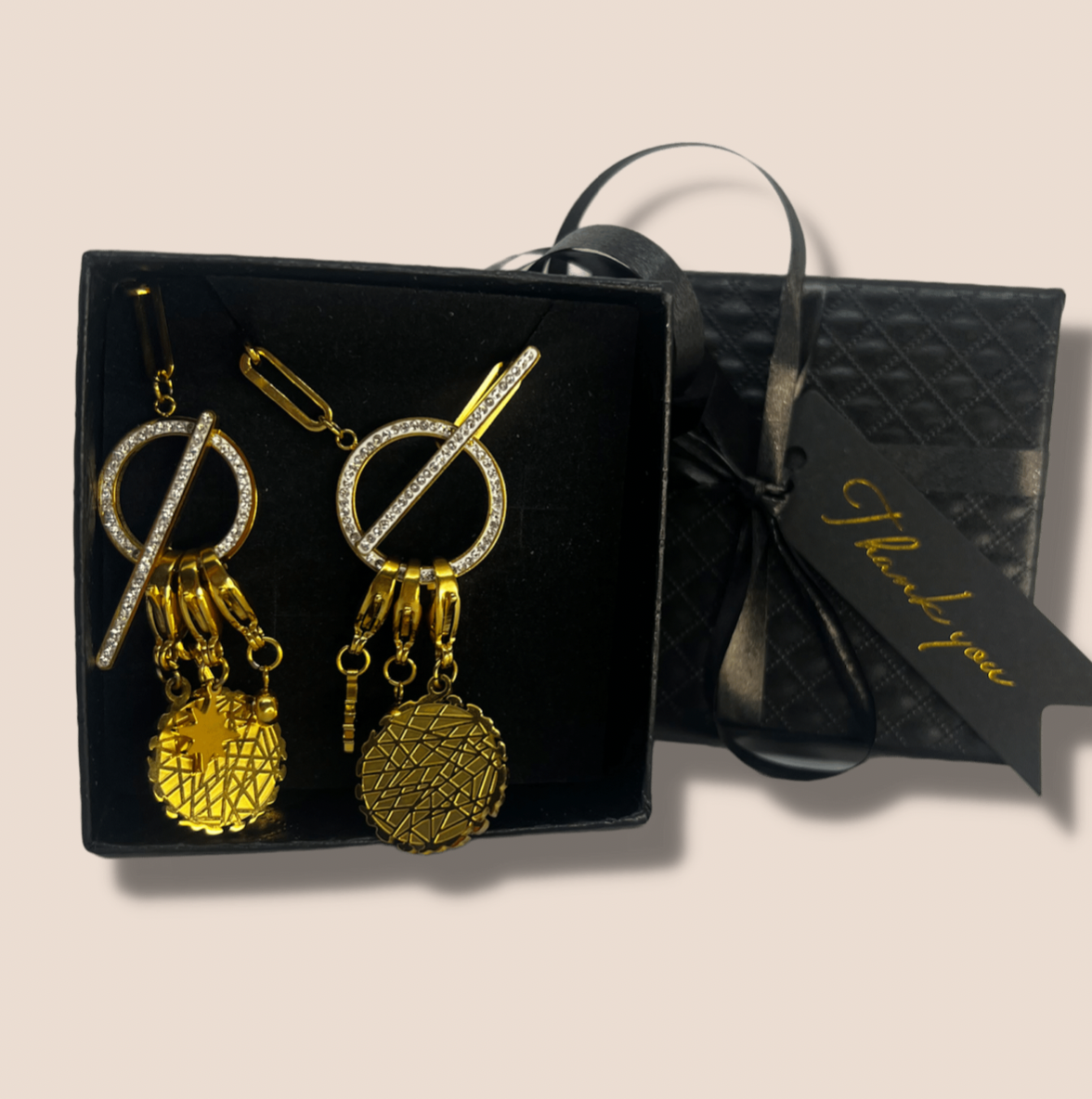Parure en acier inoxydable collier et bracelet