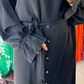 Robe longue noir pour femme avec hijabe